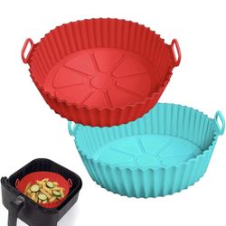 2 Pack Air Fryer Silicone Liners