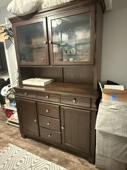 Ashely Furniture 2 Piece China Buffet 