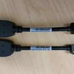 NEW- HP DisplayPort/Mini DisplayPort Video Cable - 5.12" - Black - (Pair) 