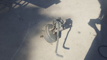 Booster and master cylinder