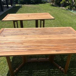 High End Teak Wood Tables 
