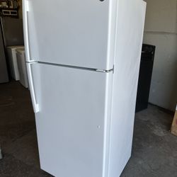 Almost new GE® 15.5 Cu. Ft. Top-Freezer Refrigerator can deliver  Retail price $465