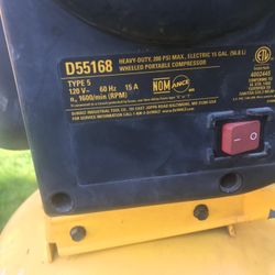 Dewalt 15 gallon compressor works great but need switch off and on regulator