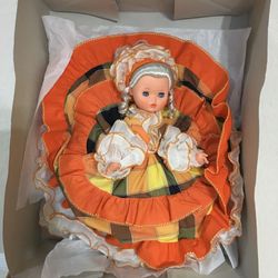 Vintage Italian doll “Furga brand”, from 1969. Not used, original orange outfit ($35.00)