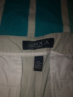 Men’s 40 Boca Classics khaki shorts