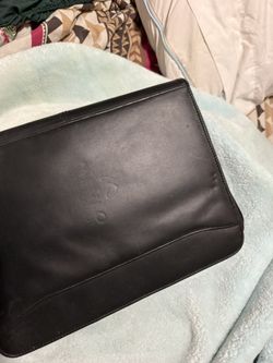 Black Leather Portfolio organizer