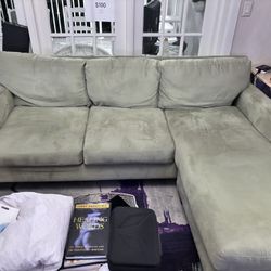 Cozy Mint Green Sofa