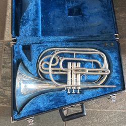 Yamaha YHR302MS Marching French Horn ,silver 