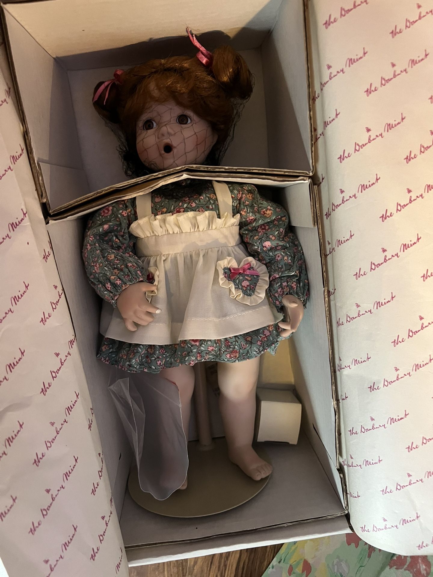 Vintage porcelain doll