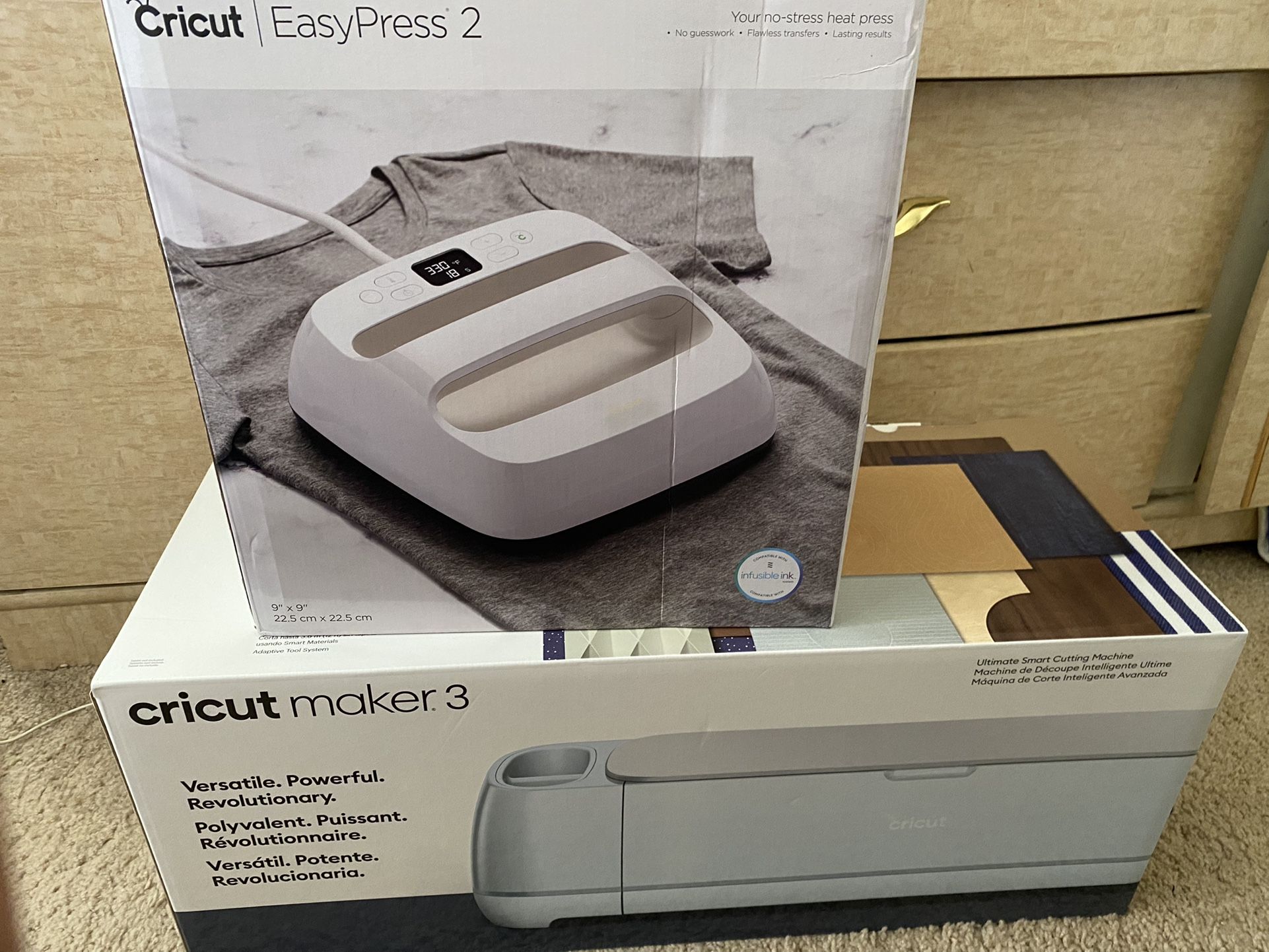 Cricut Maker And Heat Press