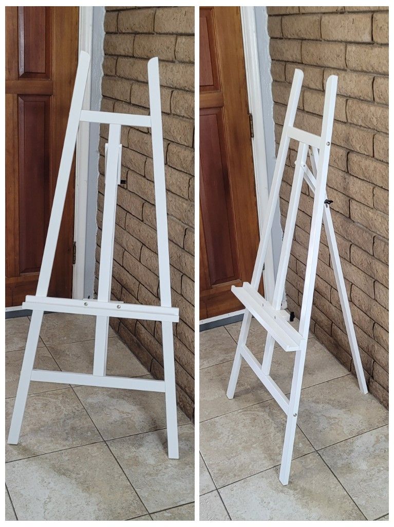 A-Frame Wooden Painting Display Easel