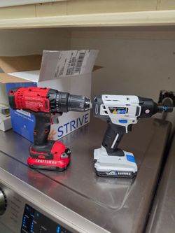 Craftsman 20V Drill and Hart Impact Driver Set