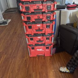 Milwaukee Pack Out Box Full Of Tools slightly used