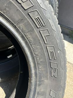 Bridgestone Tires 255/65R18 111T. $10 each.