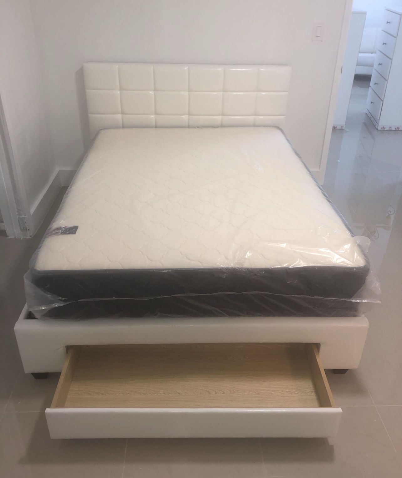 Full Size Bed Frame With Mattress All New Furniture And Free Delivery