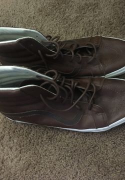 Vans brown leather
