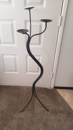 Floor standing candle holder