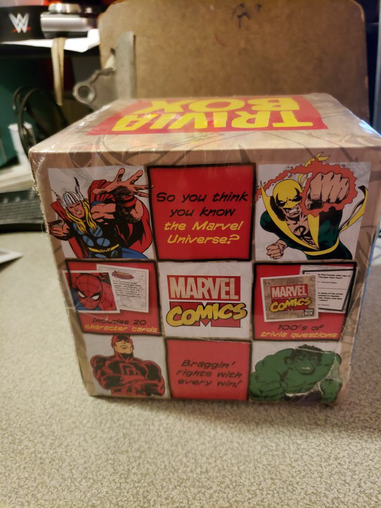 Marvel triva box
