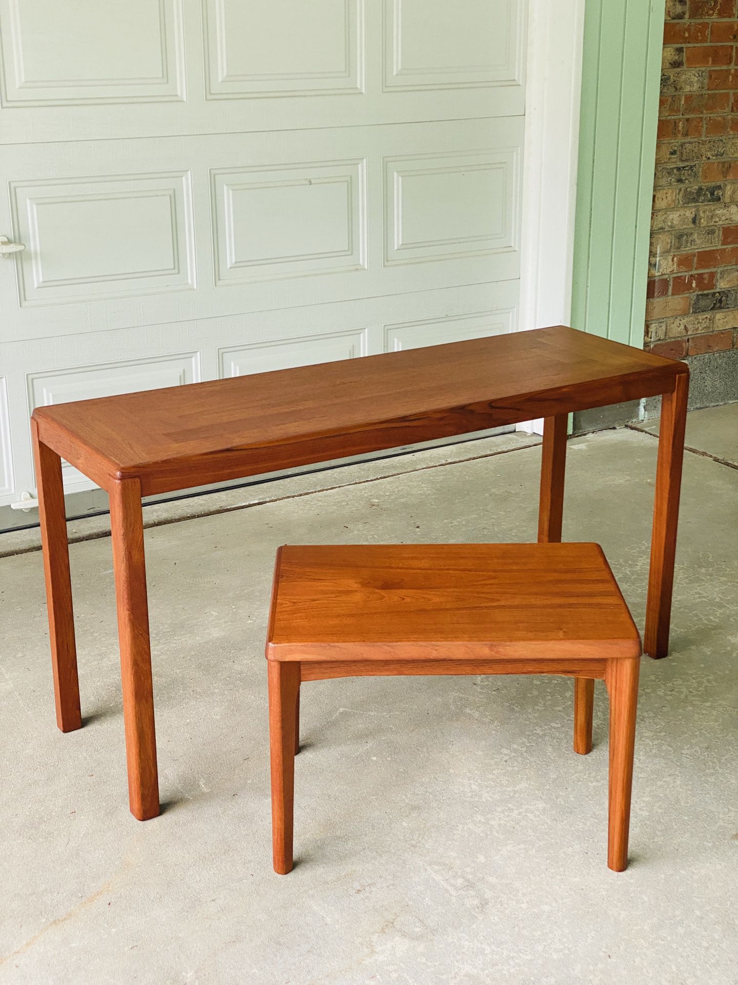 Mid Century Vejle Stole Mobelfabrik Console and Side Table
