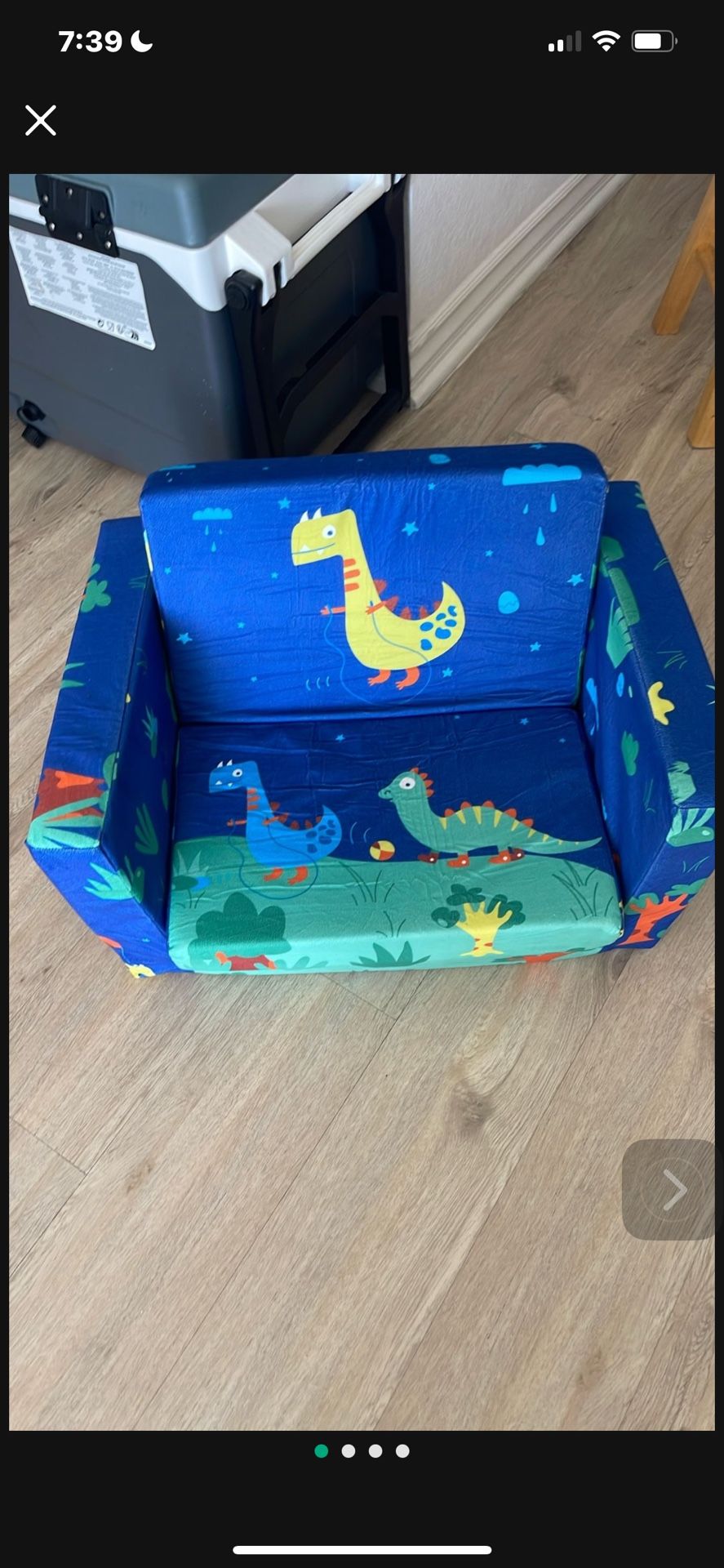 Dinosaur Folding Couch Toddler/Child