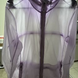 Size M Windbreaker Transparent W. Hood