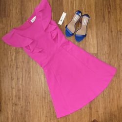 New w/tag Eliza J Dress with Front Ruffles Size 6