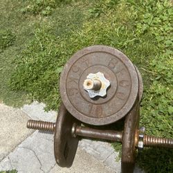 20 Pounds Dumbbell ( Plates Are 10)