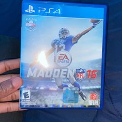 Madden 16 disc (ps4)