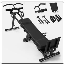 GMWD Total Home Gym with Detachable Footplate,Swing Attachment and Weight Holder