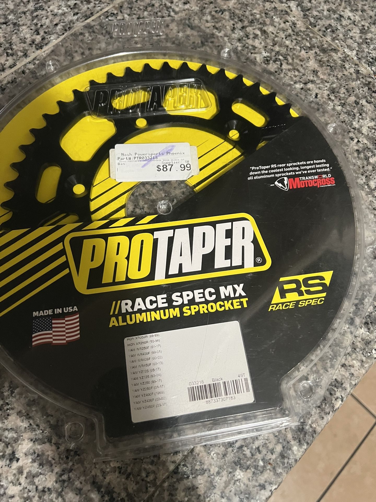 Pro Taper Aluminum Sprocket