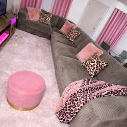 Grey sectional