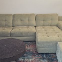 L shape sofa, Coffee tables
and dining table chairs