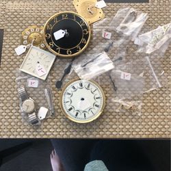 Watch Clock Vintage Parts