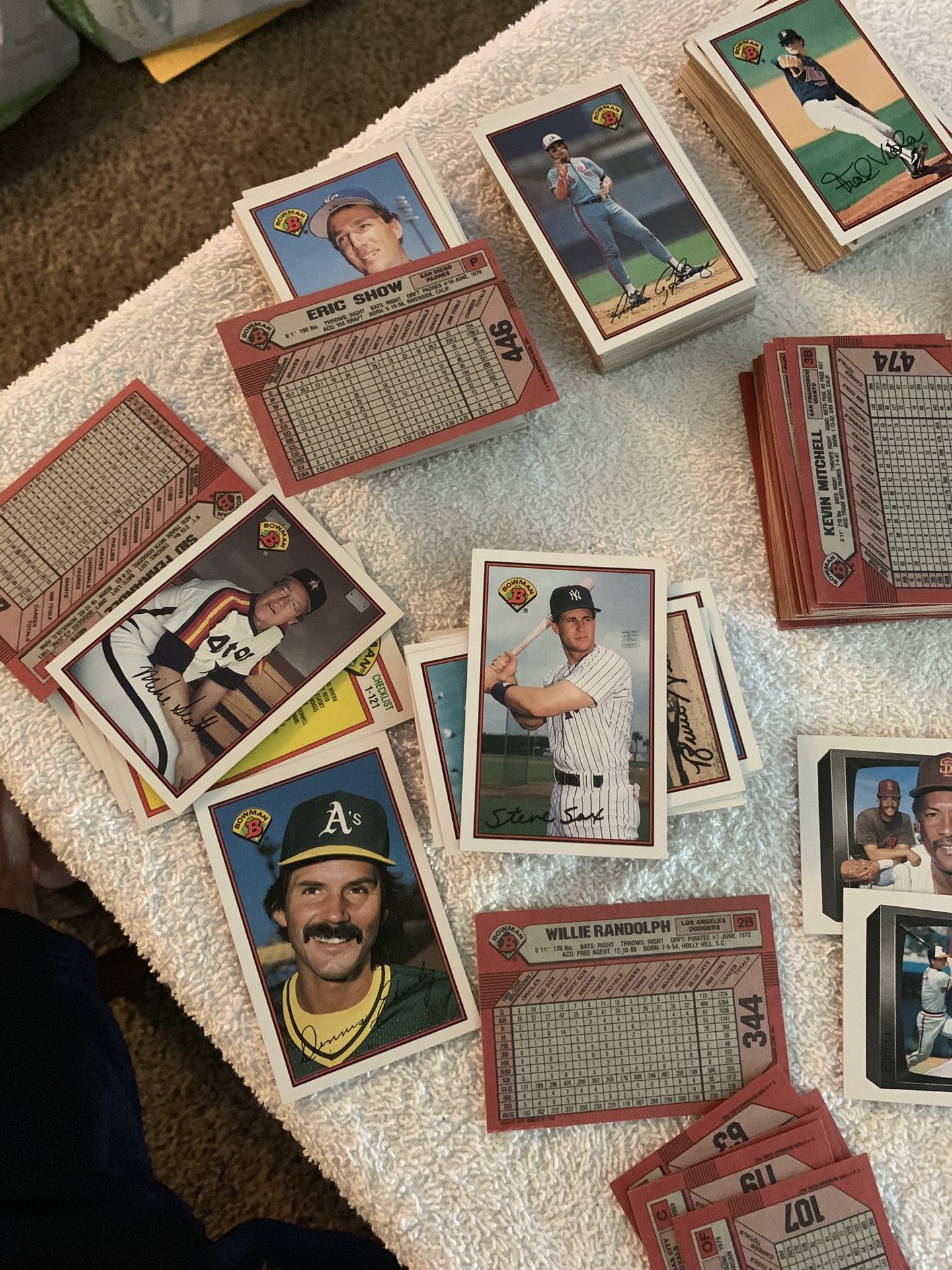 1989 Bowman Baseball Cards 400+