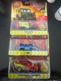 Disney Pixar Cars Race & Rescue 3-Pack Die-Cast Set