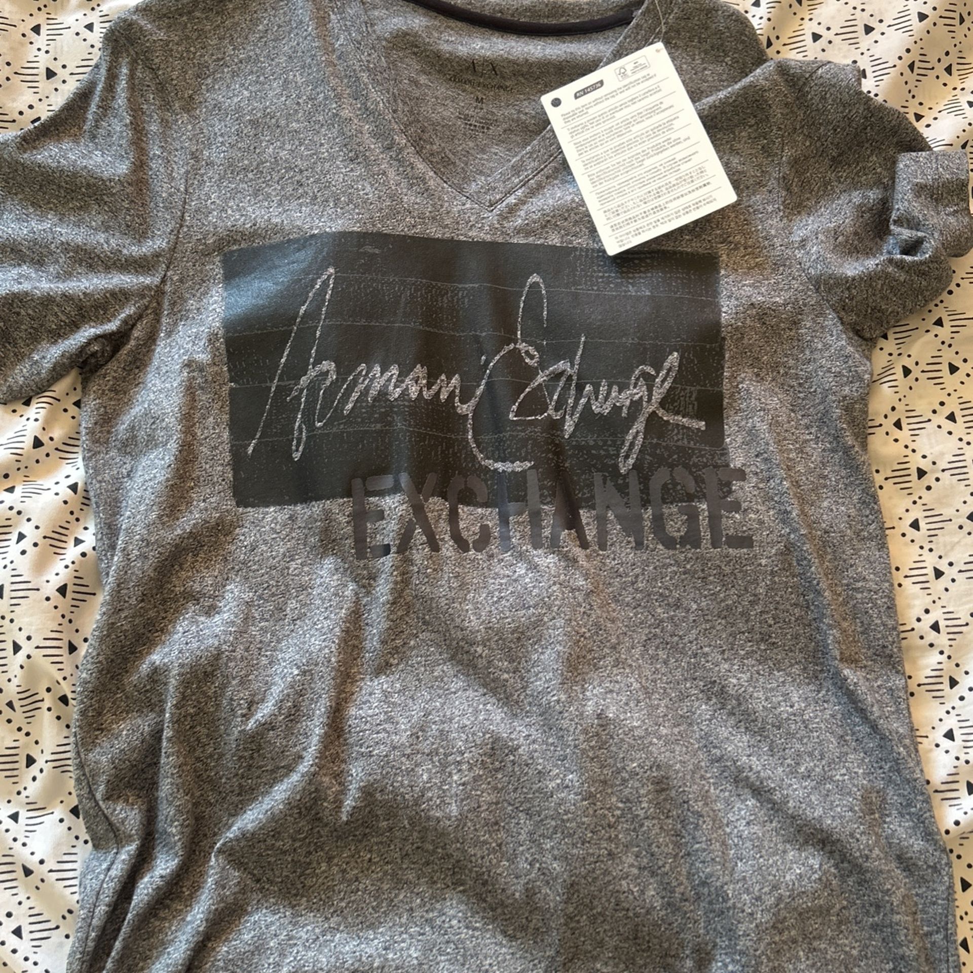Grey Armani Exchange Y Shirt