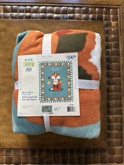 Follow your own arrow. No Sew Throw Kit