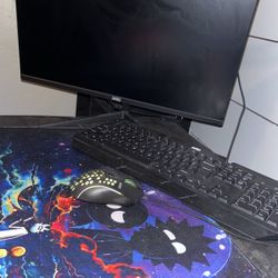 MTG Monitor, Keyboard, Mouse, Pc, And Mic