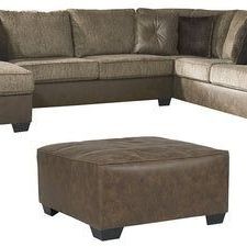 New Sectional with Ottoman 