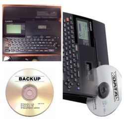 CASIO CW-K85 DISC TITLE PRINTER WITH KEYBOARD