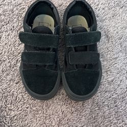 Kids Black Vans Size 11c