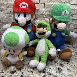 Super Mario Bros.  Plushies