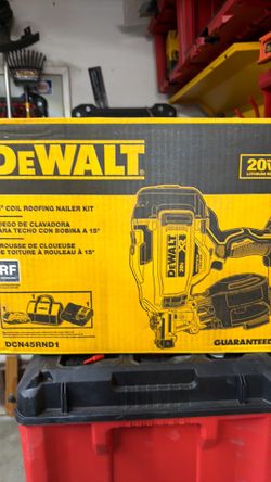 DEWALT coil roofing nailer