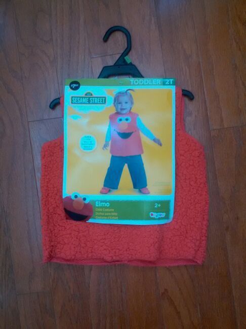 Elmo costume, new, Toddler 2T