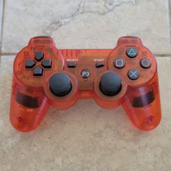 PS3 Controller - Transparent Red - Crystal Red - Playstation 3
