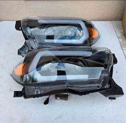 16-22 Toyota Tacoma LED DRL Projector Headlights Luces Focos Micas Faros Faroles Headlamps