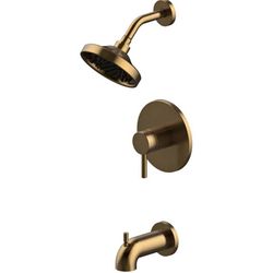 Allen Roth bathtub and shower faucet brushed bronzee