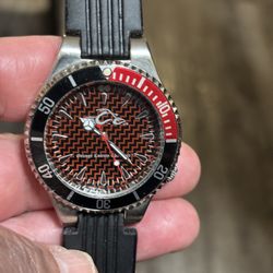 Coke Style Orange County choppers Quartz Watch Pre Owned Like New Keeps Perfect Timing 