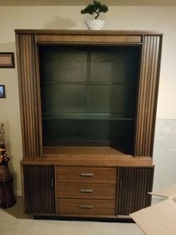 Coffee table and hutch