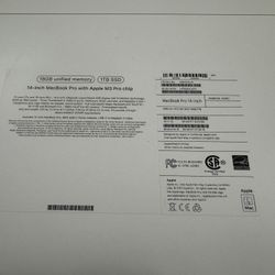 >> MINT MacBook Pro 14” M3 pro. 18Gig. 1 TB HD